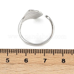 Латунные регулируемые манжеты для женщин RJEW-B132-01B-G