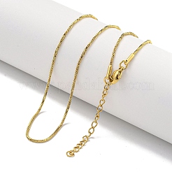 Ионное покрытие (ip) 304 нержавеющая сталь змея цепи ожерелья&nbsp;NJEW-R266-05G