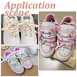 4 пара хлопковых шнурков в радужную точку&nbsp;FIND-FH0012-03B