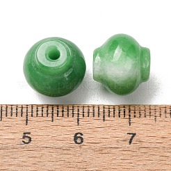 Gefärbte natürliche Laternenperlen aus Myanmar-Jade&nbsp;GG-CBABA9C-03