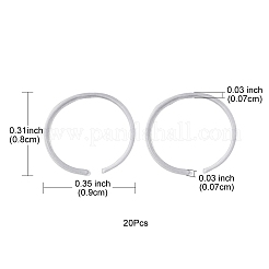 Акриловое кольцо в носу AJEW-YW0001-06I
