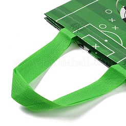 Нетканые водонепроницаемые сумки с футбольным принтом ABAG-P012-B02