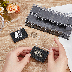 Пластиковая подарочная коробка для хранения бейджей&nbsp;CON-WH0099-05