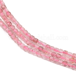 Природного кварца клубники нитей бисера G-RM2025-C32-A