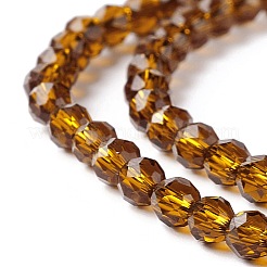 Chapelets de perles en verre transparente  &nbsp;X-GLAA-C019-01B-07