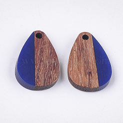 Pendentifs en résine & en bois&nbsp;X-RESI-S358-14-M