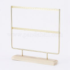 Железная 2-ярусная подставка для сережек EDIS-E025-05