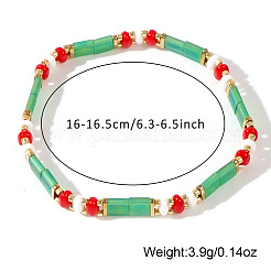 Bracelets extensibles en perles acryliques de Noël pour femmes&nbsp;GG0604-5