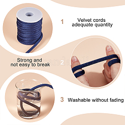 Бархатный шнур с катушками DIY-OC0009-07