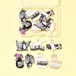 14 шт. 7 стиля подвески из эмалевого сплава&nbsp;ENAM-FS0002-63