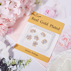 12 шт. подвески из прозрачного кубического циркония KK-BBC0013-85