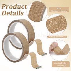 Термостойкая тканевая лента из тефлона и ПТФЭ длиной 10 м. AJEW-WH0314-482C