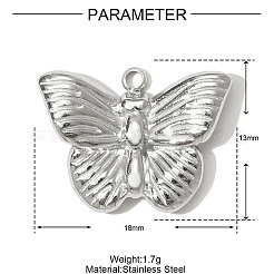 Подвески из нержавеющей стали 304 STAS-OY001-13P