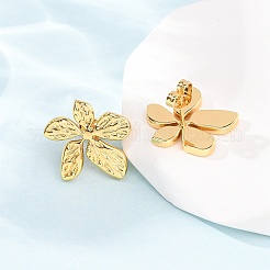 Серьги-гвоздики из нержавеющей стали 304&nbsp;EJEW-P338-02G