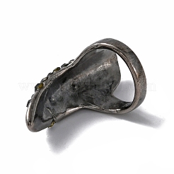 Женские кольца для ногтей из сплава&nbsp;MRMJ-WH0077-028A-B