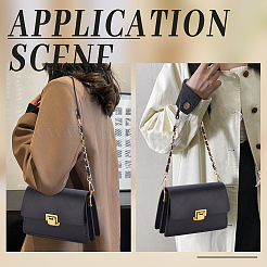 3 шт. 3 стиля пластиковых ремней для сумок с имитацией жемчуга/из искусственной кожи&nbsp;DIY-WR0003-16