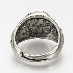 Регулируемые кольца перста сплава X-RJEW-Q159-15A