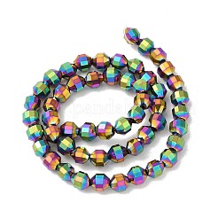 Fili di perline di ematite sintetica non magnetica elettrolitica&nbsp;G-I364-L01-04