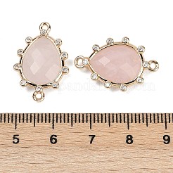 Подвески с граненым соединителем из натурального смешанного камня&nbsp;G-K347-07G