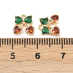 Латунные микро проложить кубического циркония подвески KK-F906-11G-01