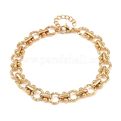 Bracelets à maillons en acier inoxydable 304 pour femmes&nbsp;BJEW-H207-01C-G