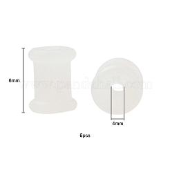 6 pz 3 colori puleggia orecchio silicone calibri spine tunnel carne&nbsp;FIND-YW0001-18A