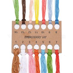 Тканая сетка/паутина своими руками с набором для вышивания узором из перьев DIY-O021-17B