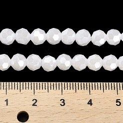 Chapelets de perles en verre électroplaqué&nbsp;EGLA-A035-J6mm-A05