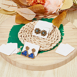 300 шт. бумажные карточки для демонстрации сережек с отверстием для подвешивания CDIS-SP0001-05A