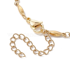 Изготовление браслета из звеньевой цепи из нержавеющей стали 304 AJEW-JB01245-01