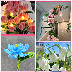 4 рулон самодельной резиновой железной ленты для цветоводства&nbsp;DIY-SP0006-11A