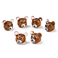 Светящихся ручной работы Lampwork бисер LAMP-CJC0015-01