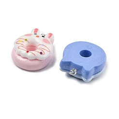 Милые подвески из непрозрачной смолы с изображением животных&nbsp;RESI-S020-01P