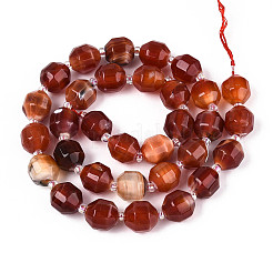 Нити бусин из натурального агата (окрашенного и нагретого) G-T139-92C