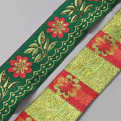 Лента с вышивкой из полиэстера в этническом стиле&nbsp;OCOR-WH0093-37A