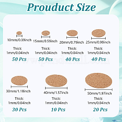 240 шт. 7 вида самоклеящихся пробковых листов&nbsp;AJEW-GA0008-65