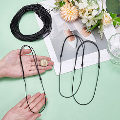 30 шт. 1.5 мм регулируемый полиэстеровый шнур для изготовления ожерелья&nbsp;NJEW-ME0001-07B