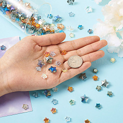 210шт 12 стиля гальванических стеклянных бусин EGLA-SW0001-03
