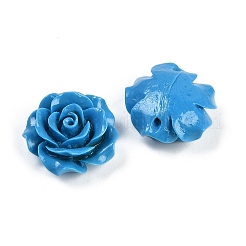 Резные бусины из синтетического коралла&nbsp;CORA-M001-04H