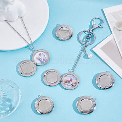 6шт латунные подвески-медальоны&nbsp;KK-PH0013-65