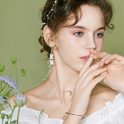 80 шт. 8-цветные стеклянные бусины&nbsp;GLAA-YW0004-02