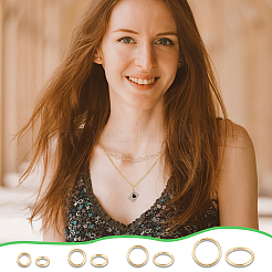 400 шт. 4 стиля соединительных колец из нержавеющей стали 304 STAS-GA0001-53