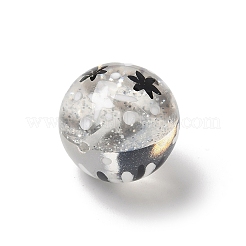 Прозрачные смоляные эмалевые бусины&nbsp;RESI-M052-01A