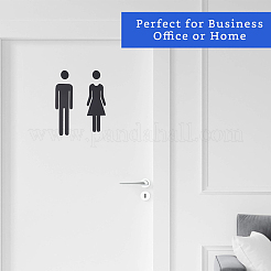 Акриловые наклейки для унитаза&nbsp;DIY-WH0569-66A-02