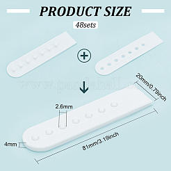 48 комплект полиэтиленовых пластиковых шляп с 7 отверстиями FIND-BC0004-85