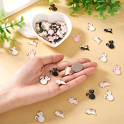 60шт 6 стиля подвески из сплава с эмалью&nbsp;ENAM-TA0002-73