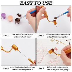 Наклонная тонкая линия из алюминиевого сплава AJEW-WH0326-34