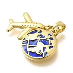 Латунь эмаль подвески&nbsp;KK-M309-05G