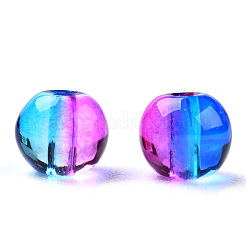 Разнообразные разноцветные круглые стеклянные бусины&nbsp;DGLA-X0003-4mm