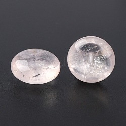 Natürlichen Rosenquarz Perlen, Rondell, 12~15x7~8 mm, Bohrung: 1 mm